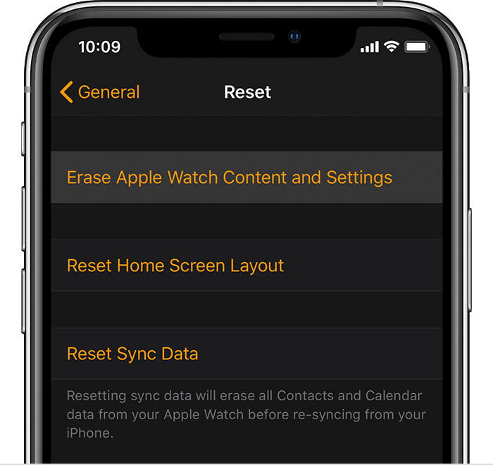 Reset your Apple Watch Network Settings