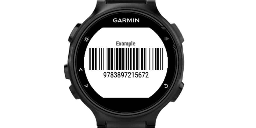 barcode garmin app