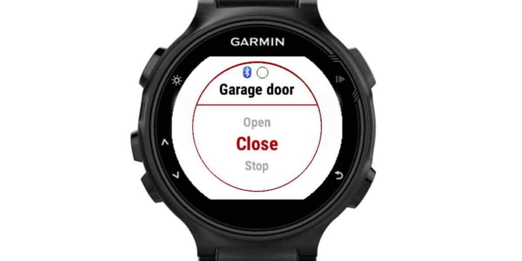 home automation Garmin app