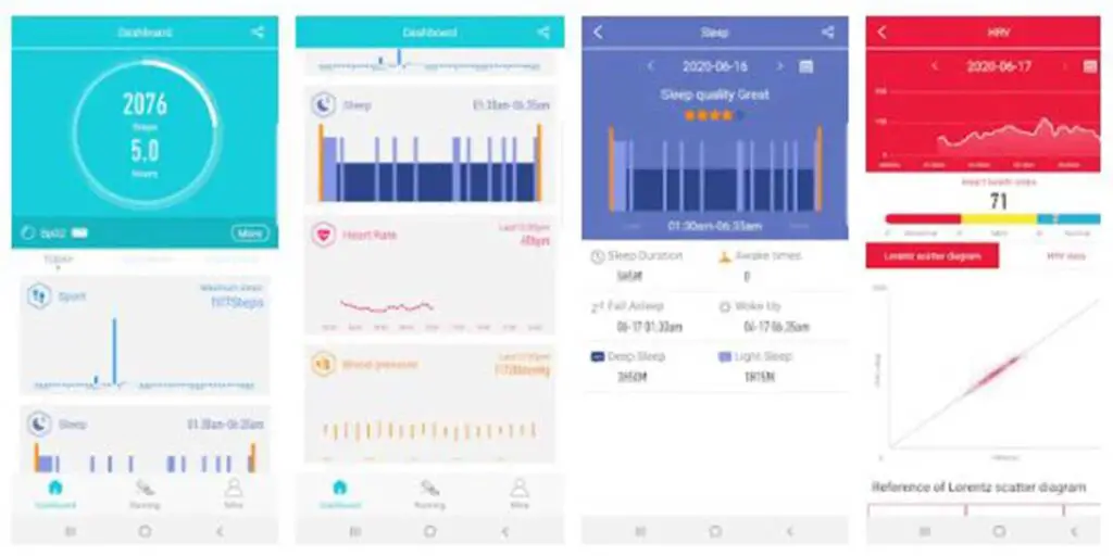 halfsun fitness tracker hband app