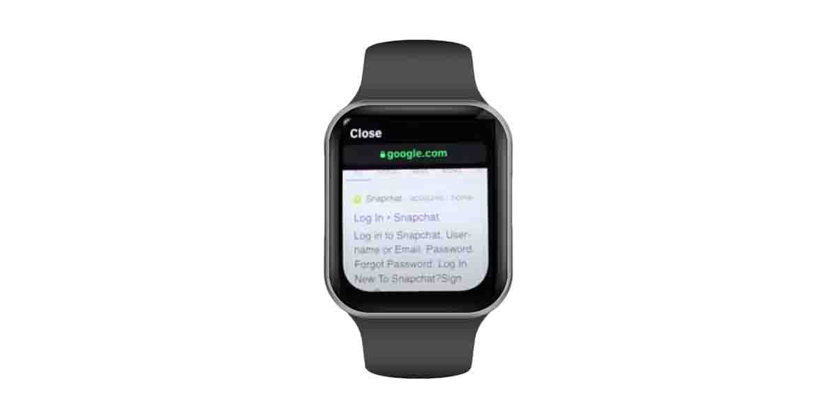 snapchat on apple watch series 1