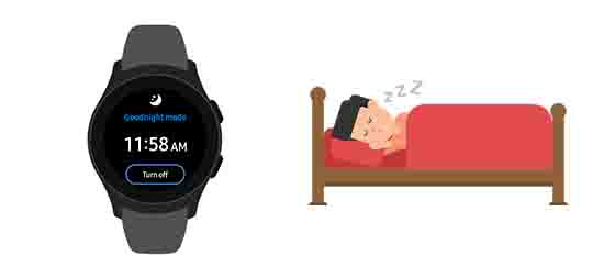 Good night mode on Galaxy Watch Active 2