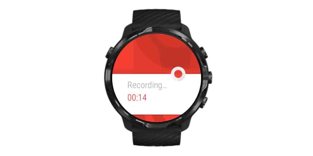 Audio recorder wear os app