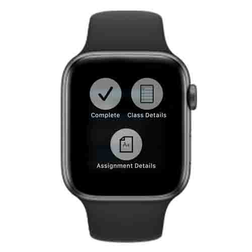 myhomework app for apple watch