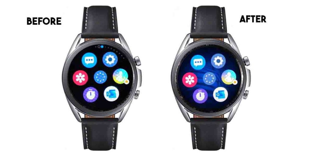 Enable Colorful Background on Galaxy Watch 3