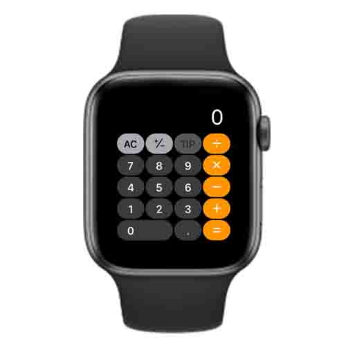 calculator app for apple watch