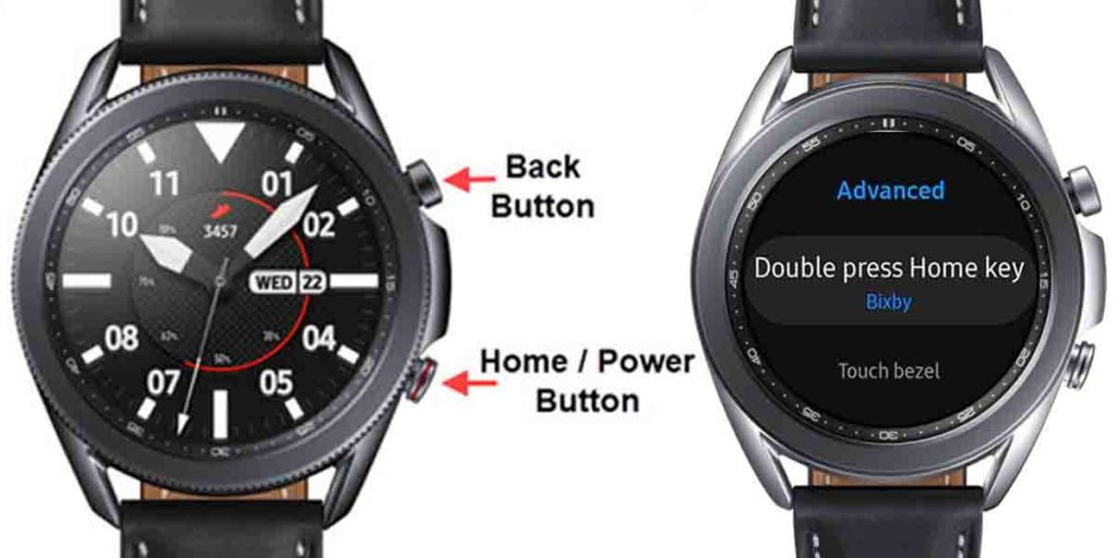 Customize Home button on Galaxy watch 3