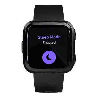 scheduling sleep mode on fitbit