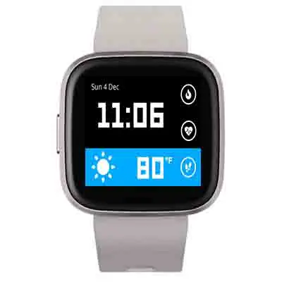 Smarty weather watch face fitbit