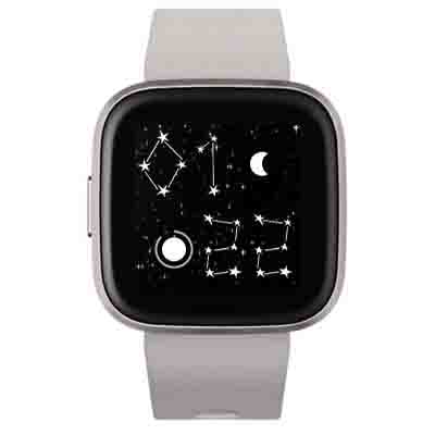 Starry watch face fitbit