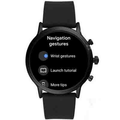 activate wrist gestures on wear os
