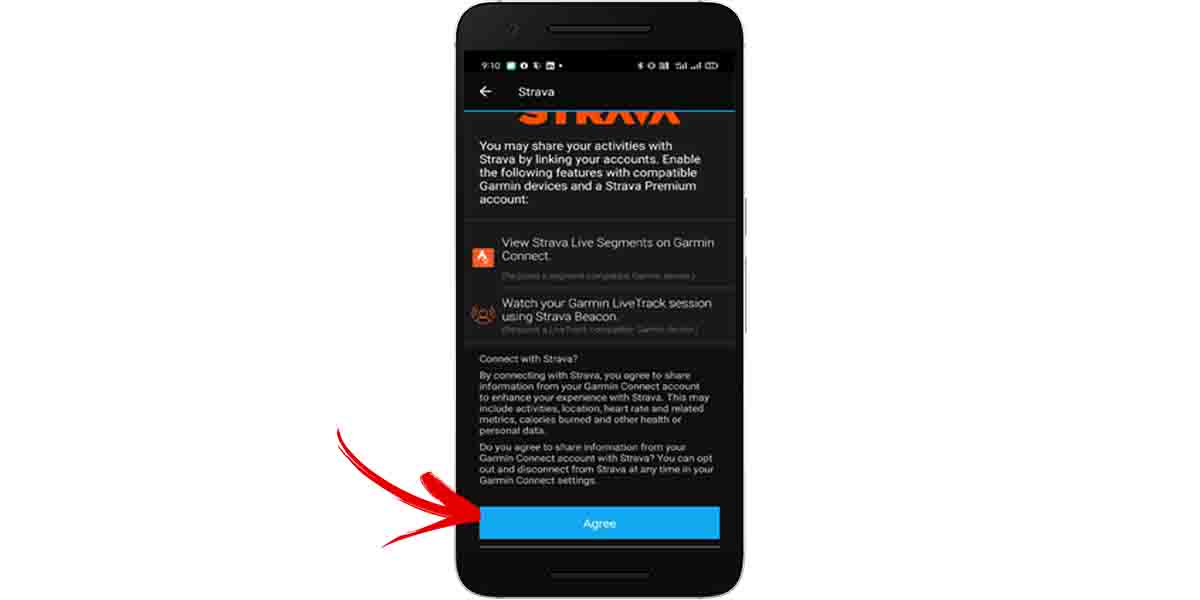 connect garmin instinct to strava