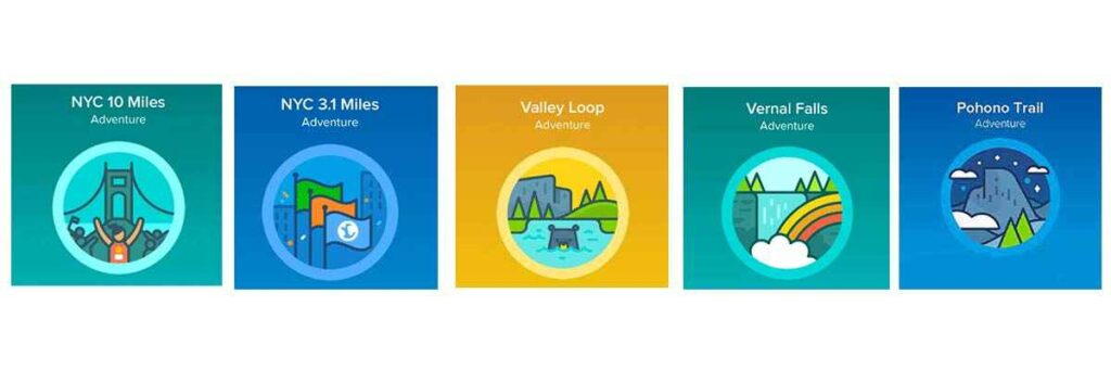 fitbit adventure badges