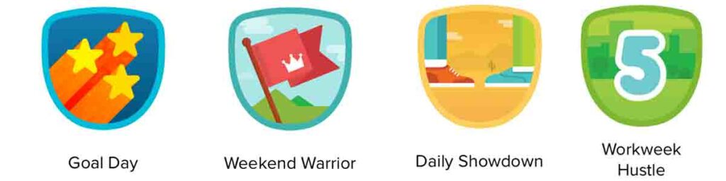 fitbit group challenge badges