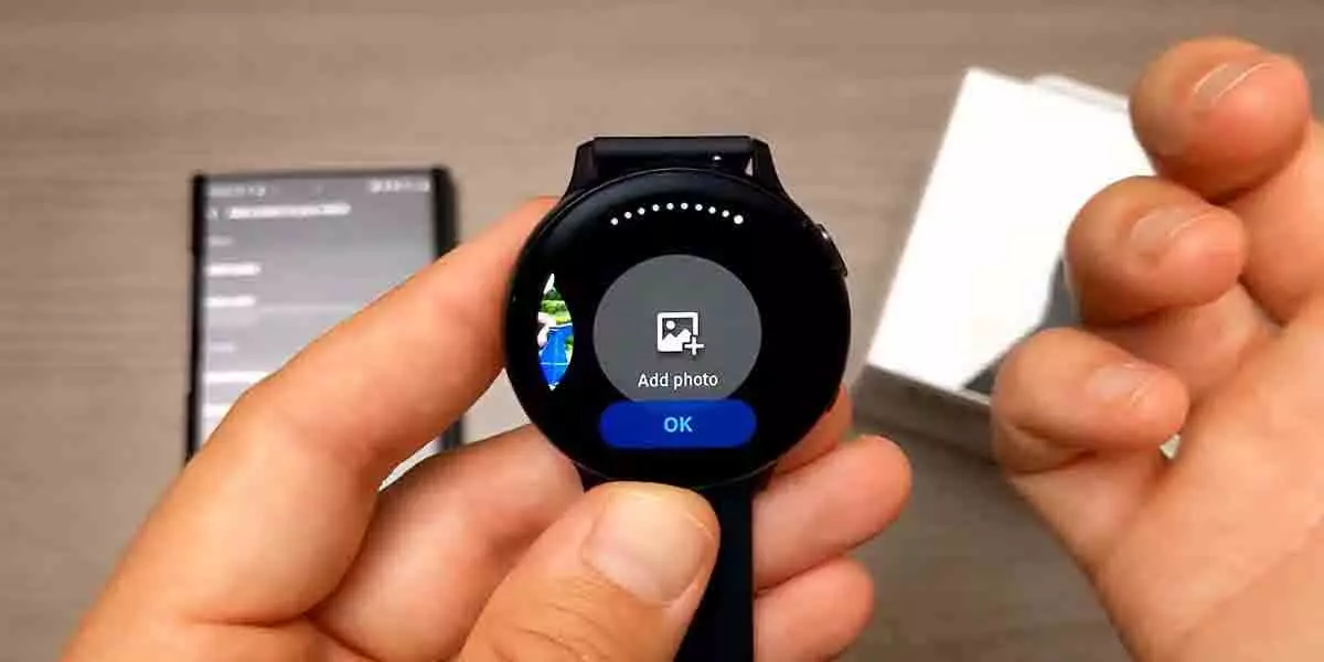 step 2 on setting galaxy watch active background