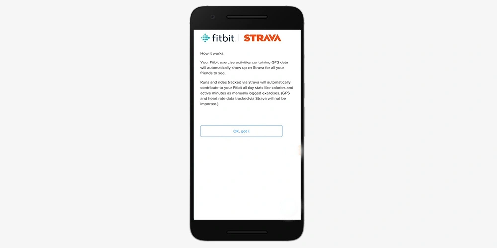 Step 7 how to connect Fitbit to Strava