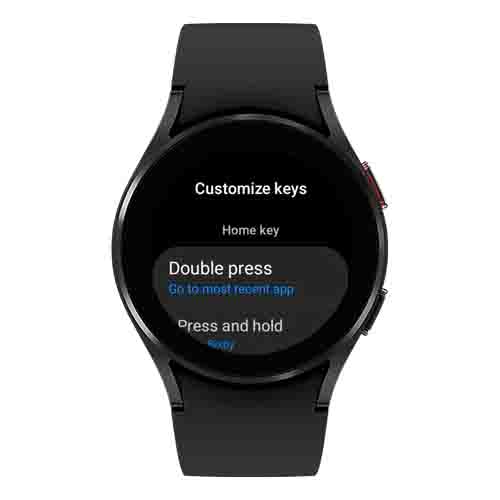 create custom keys on galaxy watch 4