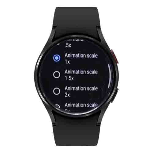 optimize animation speed on galaxy watch 4