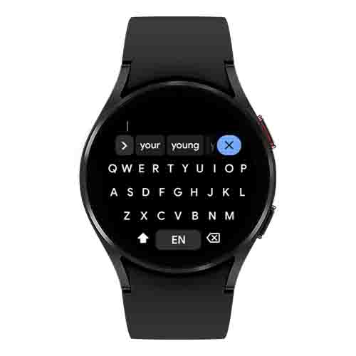 enable qwerty keyboard on galaxy watch 4