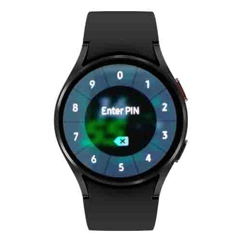 setup screen lock on galaxy watch 4