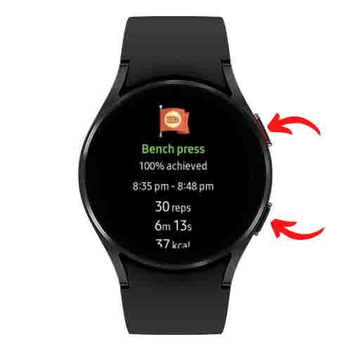 take screenshot on galaxy watch 4