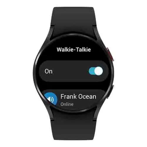 enable walkie talkie on galaxy watch 4