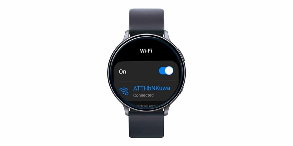 Ensure Watch isn't Connected to Wi-Fi