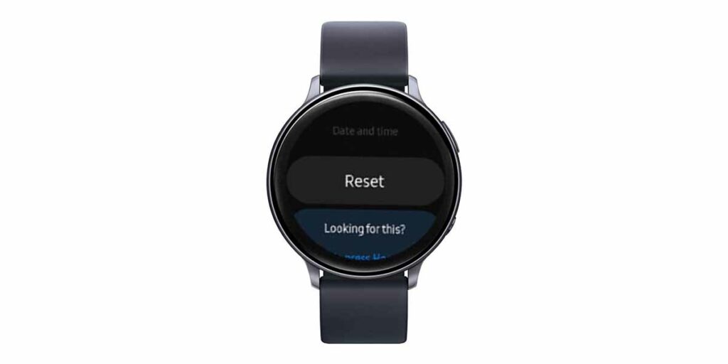 Reset the Galaxy Watch