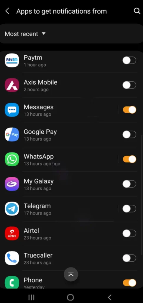 Manage and Customize Notification Setting