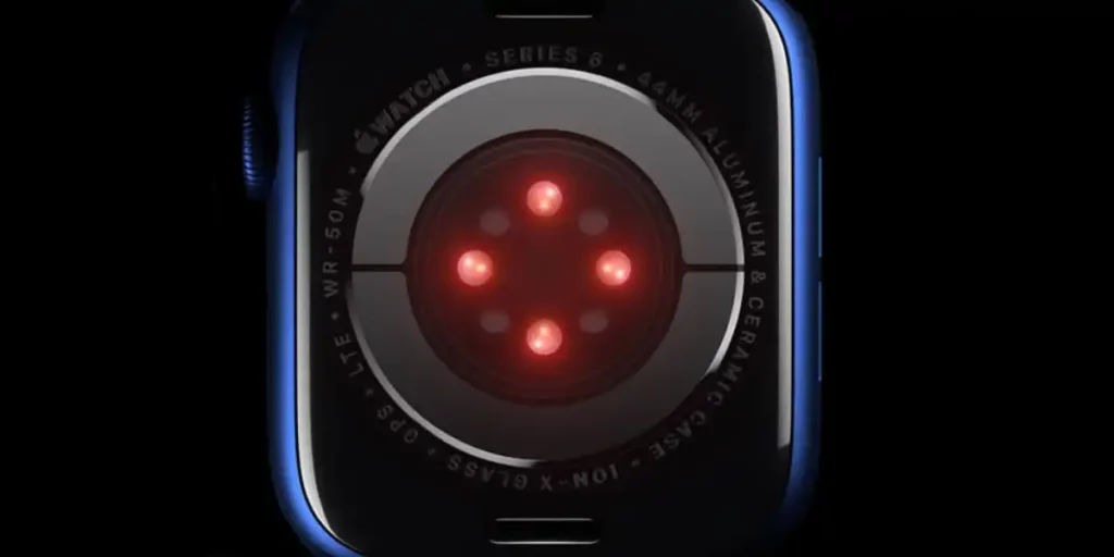 Red Glow Display On the Back of your Apple Watch