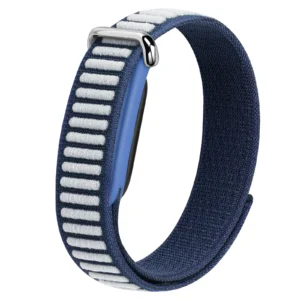 Fitbit Air nylon braided sport strap in deep sea blue